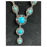 Turquoise, Abstract Gem & Enamel & 'Thrive' Bib Necklaces & More!