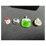 Lariat Pendant, Silver-Tone Multi-Charm Set with Tassel Necklaces & Clip On Pendants Set