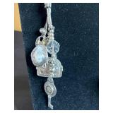 Lariat Pendant, Silver-Tone Multi-Charm Set with Tassel Necklaces & Clip On Pendants Set