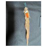 Assorted Jewelry: Lapis Lazuli Pendant Necklace, Beaded Necklaces, Pins & Charms