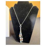 Assorted Necklace Jewelry Collection - w Pendants, Beads & Gem Stones