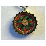 Sergio Los-California Cuff Bracelet, Assorted Costume Jewelry Lot: Blue Turquoise Beads, Yellow Beads, Bracelets & Pendants