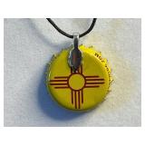 Sergio Los-California Cuff Bracelet, Assorted Costume Jewelry Lot: Blue Turquoise Beads, Yellow Beads, Bracelets & Pendants