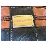 Stone & Co. Croc-Embossed Leather Tote - Colorful Bag Set