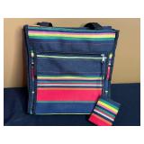 Stone & Co. Croc-Embossed Leather Tote - Colorful Bag Set