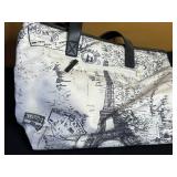 Patchwork Handbags (Lot of 4) - Rainbow Stripes, Teal/Pink Patchwork, Map Print Satchel