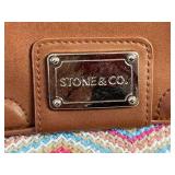 Stone & Co. Leather Handbag & 4 Other Bags
