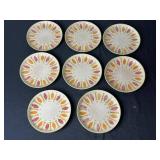 Red Wing Pepe 136 Dessert Plates