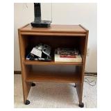 Toshiba Desk Phone System with Antenna on Rolling Cart - Dances with Wolves VHS, HP Ink 56/564