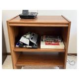 Toshiba Desk Phone System with Antenna on Rolling Cart - Dances with Wolves VHS, HP Ink 56/564