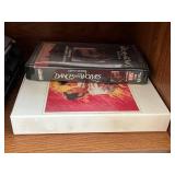 Toshiba Desk Phone System with Antenna on Rolling Cart - Dances with Wolves VHS, HP Ink 56/564