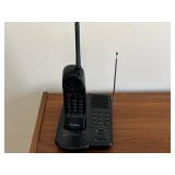 Toshiba Desk Phone System with Antenna on Rolling Cart - Dances with Wolves VHS, HP Ink 56/564