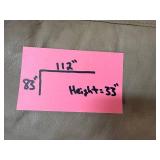 Leather Sectional Sofa with Chaise & Ottoman - Taupe, L-Shaped - couch only