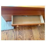 Wood Coffee Table With Drawer - 16 x 22 x 38 in
