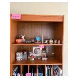 Wood Bookcase with 5 Shelves - 76 x 31 x 16 in (H x W x D) - contents not inc