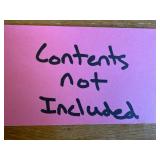 Wood Bookcase with 5 Shelves - 76 x 31 x 16 in (H x W x D) - contents not inc