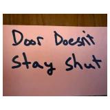 Vintage Wood Secretary Desk Cabinet with Drop-Down Desk (loose) - 76 in H x 31 1/2 in W x 16 in D - contents not inc