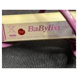 Vintage Vanity Lot Inc Pier 1 Art Glass Vase, Vanity Mirror Tray, Cigarette Cases, Marigold Carnival Glass Deer Covered Dish, BaByliss Paris Type Hair Curling Iron & More!