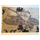 Leaf Pattern Area Rug - 70 in x 47 in