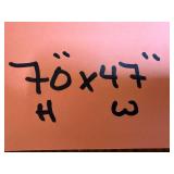 Leaf Pattern Area Rug - 70 in x 47 in