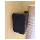 Two Boston Wall-Mount Speakers - Black Satellite Home Theater Speakers - tools needed to remove from wall
