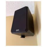 Two Boston Wall-Mount Speakers - Black Satellite Home Theater Speakers - tools needed to remove from wall