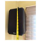 Two Boston Wall-Mount Speakers - Black Satellite Home Theater Speakers - tools needed to remove from wall