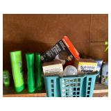 Cleaning Supplies Assortment - Household & Car Care Bottles & Sprays - content quantites not verified