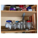 Assorted Mason Jars with Lids - Glass Canning Jars, Various Sizes