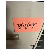 SteelWorks Beige 34x15x18 4-Drawer Filing Cabinet & Black 29x15x25 3-Drawer