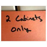 SteelWorks Beige 34x15x18 4-Drawer Filing Cabinet & Black 29x15x25 3-Drawer