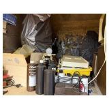 Two CRT Monitors - Vintage Electronics & Wood Cabinet, Misc