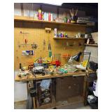 Sunbeam Mixmaster Stand Mixer - Panasonic Radio - Large Clock - Workshop Tools