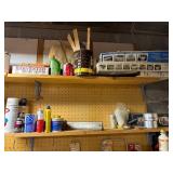 Sunbeam Mixmaster Stand Mixer - Panasonic Radio - Large Clock - Workshop Tools