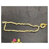 Jewelry Assortment: Faux Pearl Necklace, Heart Pendant, Floral Brooches, Empty Jewelry Bags, Floral Organizer & More