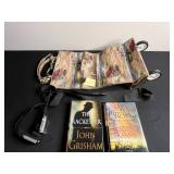 Travel Lot Inc Jade Handbag on Wheels, The Racketeer & Bleeding Kansas Books, Sony Headset