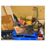 Plush Bunny Decor (2) with Halloween Spider Prop & Boxed Seasonal Items