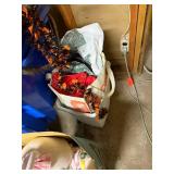 Plush Bunny Decor (2) with Halloween Spider Prop & Boxed Seasonal Items