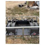 Unused 2026 Skid Steer Grapple Bucket Attachment