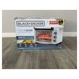 BLACK+DECKER 6-Slice Stainless Steel Convection Toaster Oven Automatic Shut-off Crisp