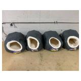 LOT OF 4 Boots & Barkley Pet Cave Dog & Cat Bed - XS - Gray 16 Inches (L), 10.24 Inches (H) x 12 Inches (W)
