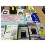 LOT OF Phone/Tablet Accessories, Cases, Screen Protectors, & Charging Cables