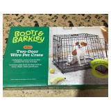 Boots & Barkley 2 Door Wire Collapsible Dog Crate - S - Black 24 Inches (L), 20 Inches (H) x 18 Inches (W)