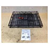 Boots & Barkley 2 Door Wire Collapsible Dog Crate - S - Black 24 Inches (L), 20 Inches (H) x 18 Inches (W)