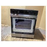 Samsung Bespoke 30 in. 5-Burner Element Smart Slide-In Electric Range in Stainless Steel with Precision Knobs Model # NSE6DG8100SR (Transit Damage, See Photos)