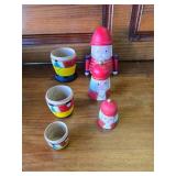 Nutcracker, Angel Candle Holder, Precious Memories Balls, and Glitter vintage Christmas Balls Nutcracker, Angel Candle Holder, Precious Memories Balls, and Glitter vintage Christmas Balls