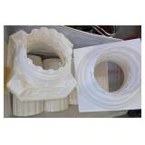 Decorative 3 Pieces (4 Pillars Total) Roman Columns Set, Hollow Column Flower Stand Decorative 3 Pieces (4 Pillars Total) Roman Columns Set, Hollow Column Flower Stand