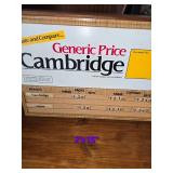 Generic Price Cambridge Sign With A Few Numbers Showing Prices Generic Price Cambridge Sign With A Few Numbers Showing Prices