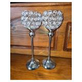 Three Piece Candle Holders, Holds Five Candles Three Piece Candle Holders, Holds Five Candles