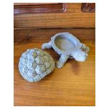 Little Turtle Keep-All and Glass Candy Jar with Lid Little Turtle Keep-All and Glass Candy Jar with Lid